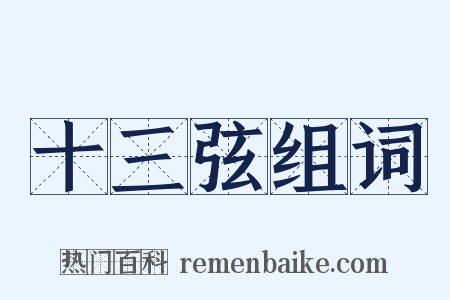 十三弦组词是什么意思的图片